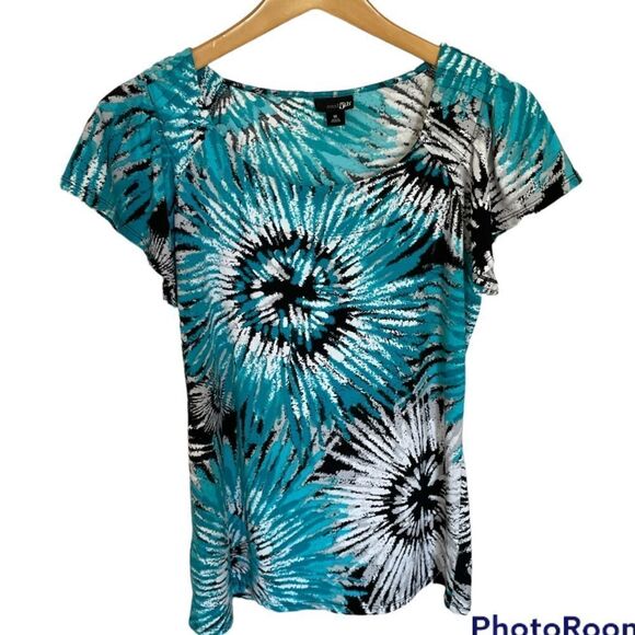 Tie Dye Design Blouse, Medium - Picture 1 of 3